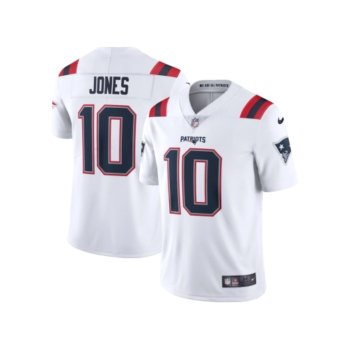 Mens New England Patriots Mac Jones White Vapor Limited Jersey