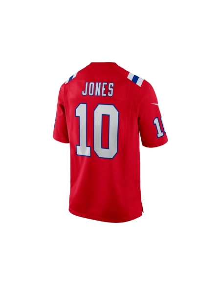 Mens New England Patriots Mac Jones Red Game Jersey