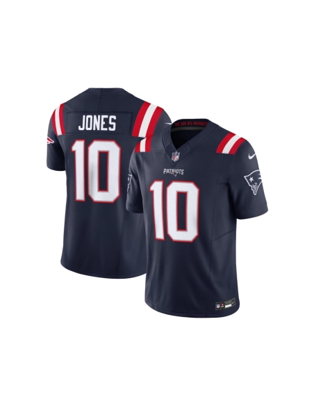 Mens New England Patriots Mac Jones Navy Vapor F.U.S.E. Limited Jersey