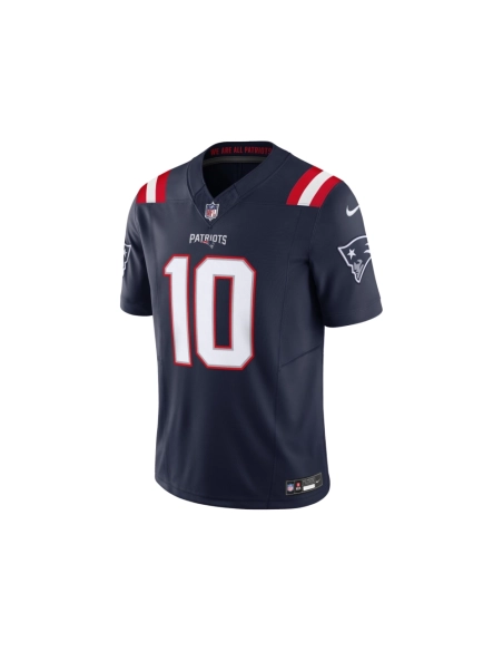 Mens New England Patriots Mac Jones Navy Vapor F.U.S.E. Limited Jersey