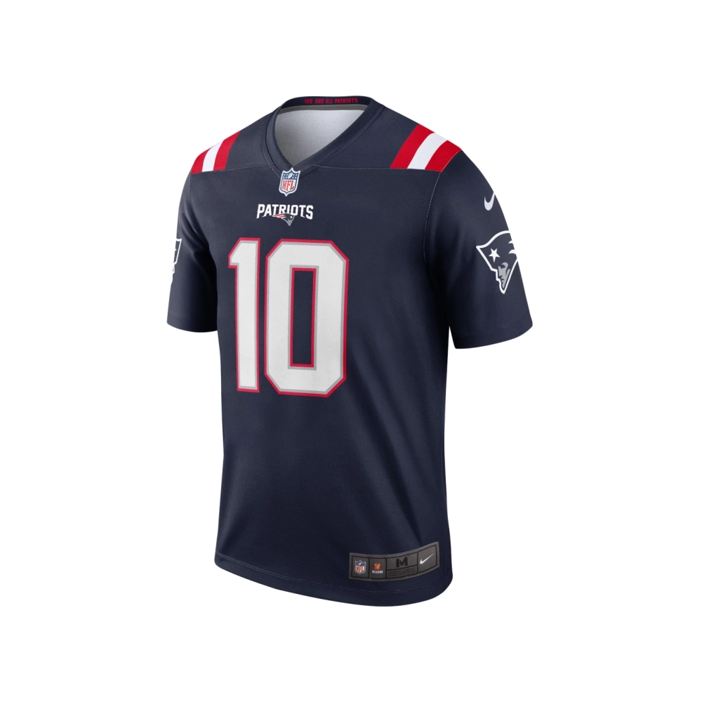 Mens New England Patriots Mac Jones Navy Legend Jersey