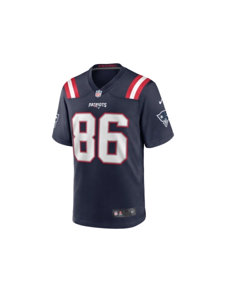 Mens New England Patriots Lynn Bowden Jr. Navy Home Game Player Jersey