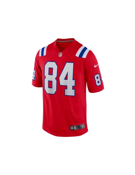 Mens New England Patriots Kendrick Bourne Red Game Jersey