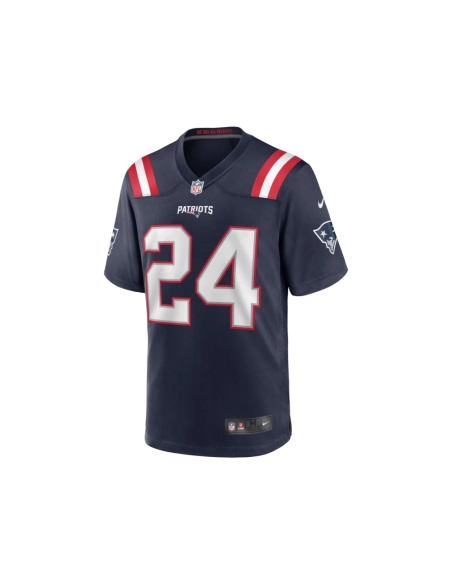 Mens New England Patriots Joshuah Bledsoe Navy Game Player Jersey