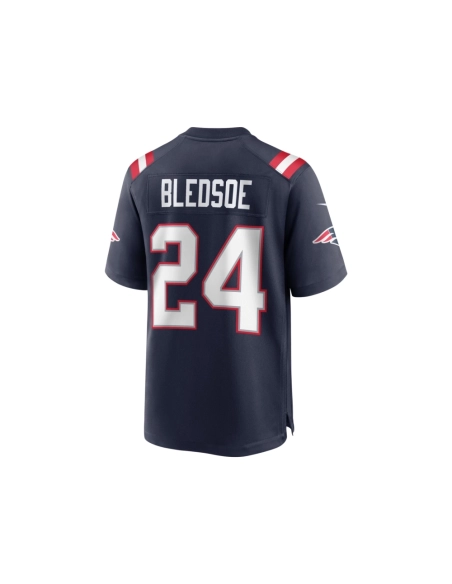Mens New England Patriots Joshuah Bledsoe Navy Game Player Jersey