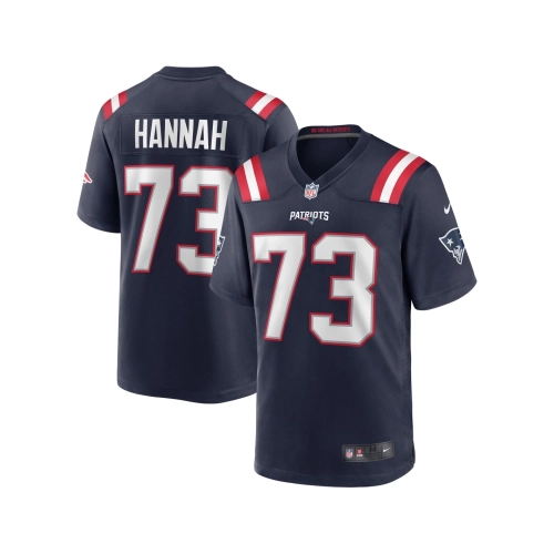 Mens New England Patriots John Hannah Navy Game Retired Player Jersey