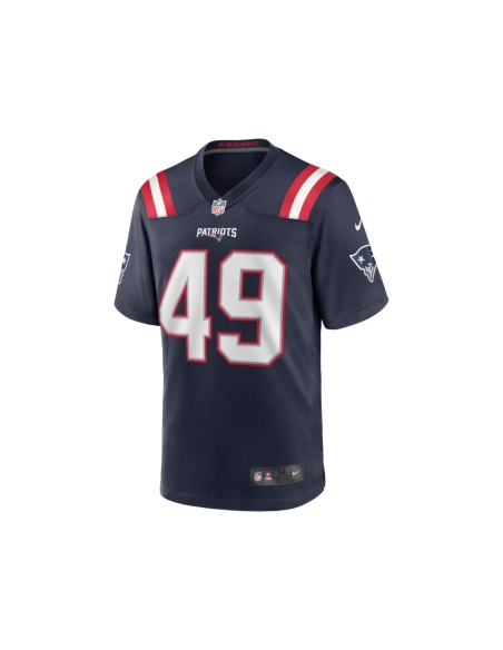 Mens New England Patriots Joe Cardona Navy Game Jersey