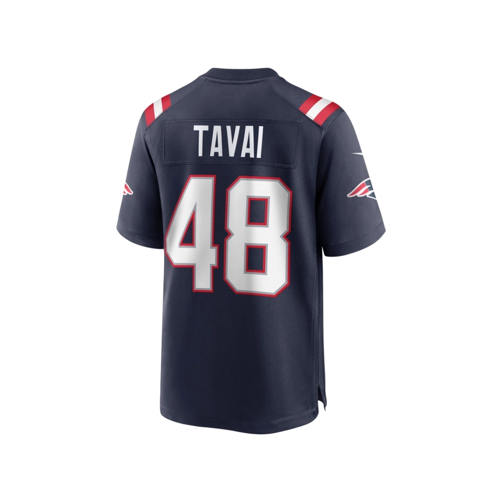 Mens New England Patriots Jahlani Tavai Navy Game Player Jersey