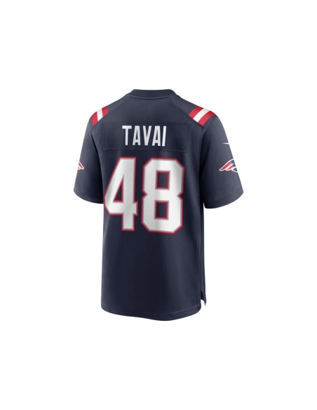 Mens New England Patriots Jahlani Tavai Navy Game Player Jersey