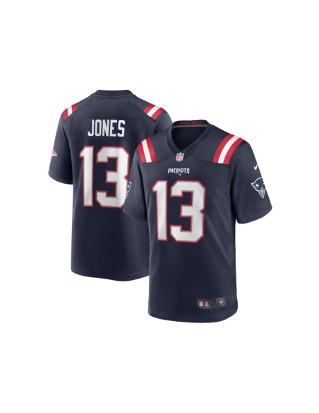 Mens New England Patriots Jack Jones Navy Game Player Jersey