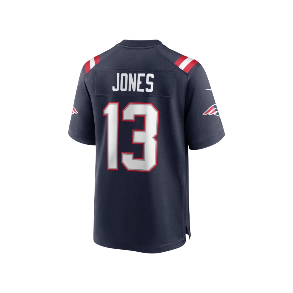 Mens New England Patriots Jack Jones Navy Game Player Jersey