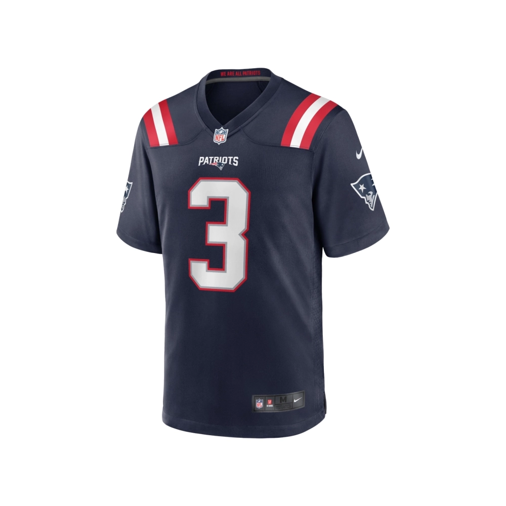 Mens New England Patriots Jabrill Peppers Navy Game Jersey