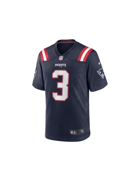 Mens New England Patriots Jabrill Peppers Navy Game Jersey