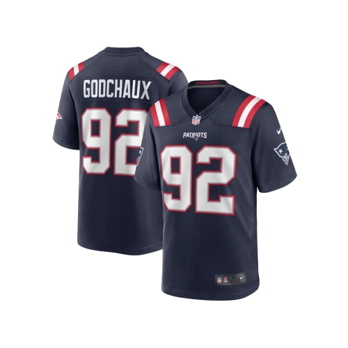 Mens New England Patriots Davon Godchaux Navy Game Jersey