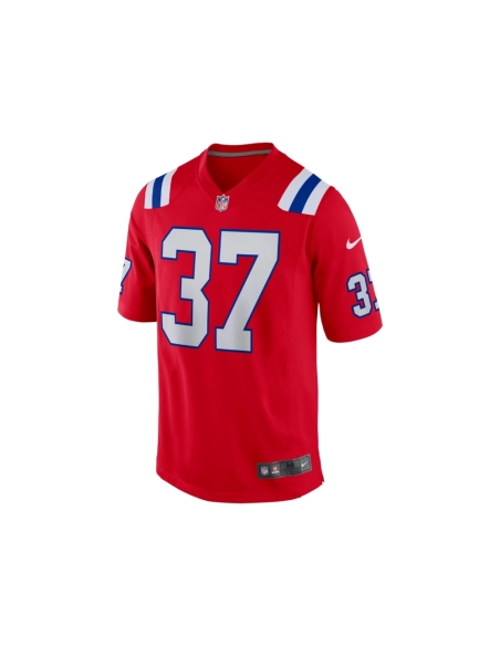 Mens New England Patriots Damien Harris Red Alternate Game Jersey