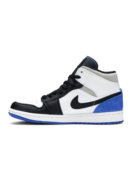 AIR JORDAN 1 MID SE ROYAL BLACK TOE 852542 102,AIR JORDAN 1 MID,Air Jordan