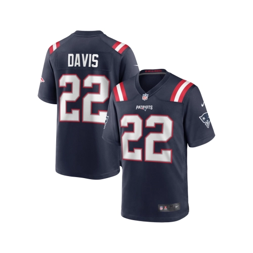 Mens New England Patriots Cody Davis Navy Game Jersey