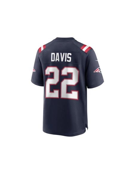 Mens New England Patriots Cody Davis Navy Game Jersey