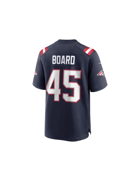 Mens New England Patriots Chris Board Navy Game Player Jersey