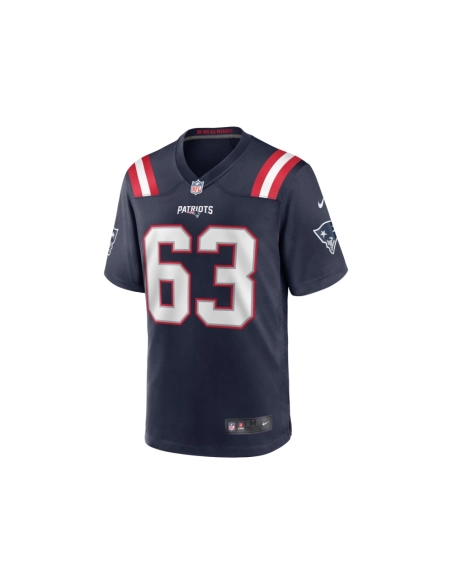Mens New England Patriots Chasen Hines Navy Game Player Jersey