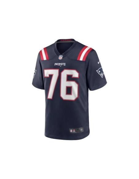 Mens New England Patriots Calvin Anderson Navy Game Jersey
