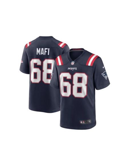 Mens New England Patriots Atonio Mafi Navy Team Game Jersey