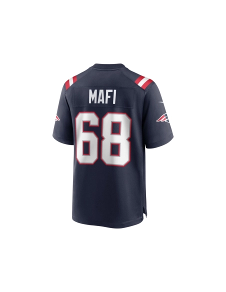 Mens New England Patriots Atonio Mafi Navy Team Game Jersey