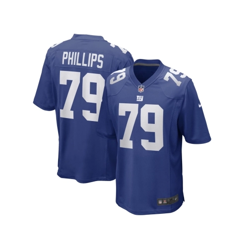 Mens New York Giants Tyre Phillips Royal Game Player Jersey