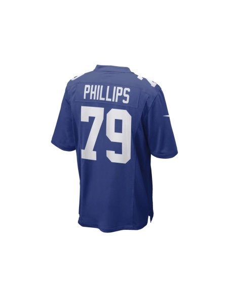 Mens New York Giants Tyre Phillips Royal Game Player Jersey