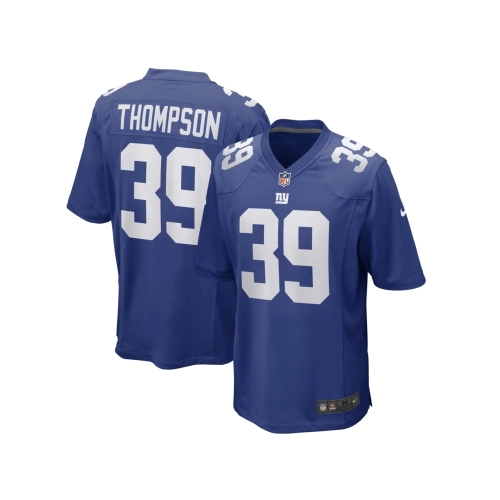 Mens New York Giants Trenton Thompson Royal Game Player Jersey