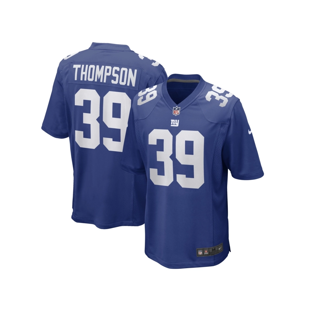 Mens New York Giants Trenton Thompson Royal Game Player Jersey