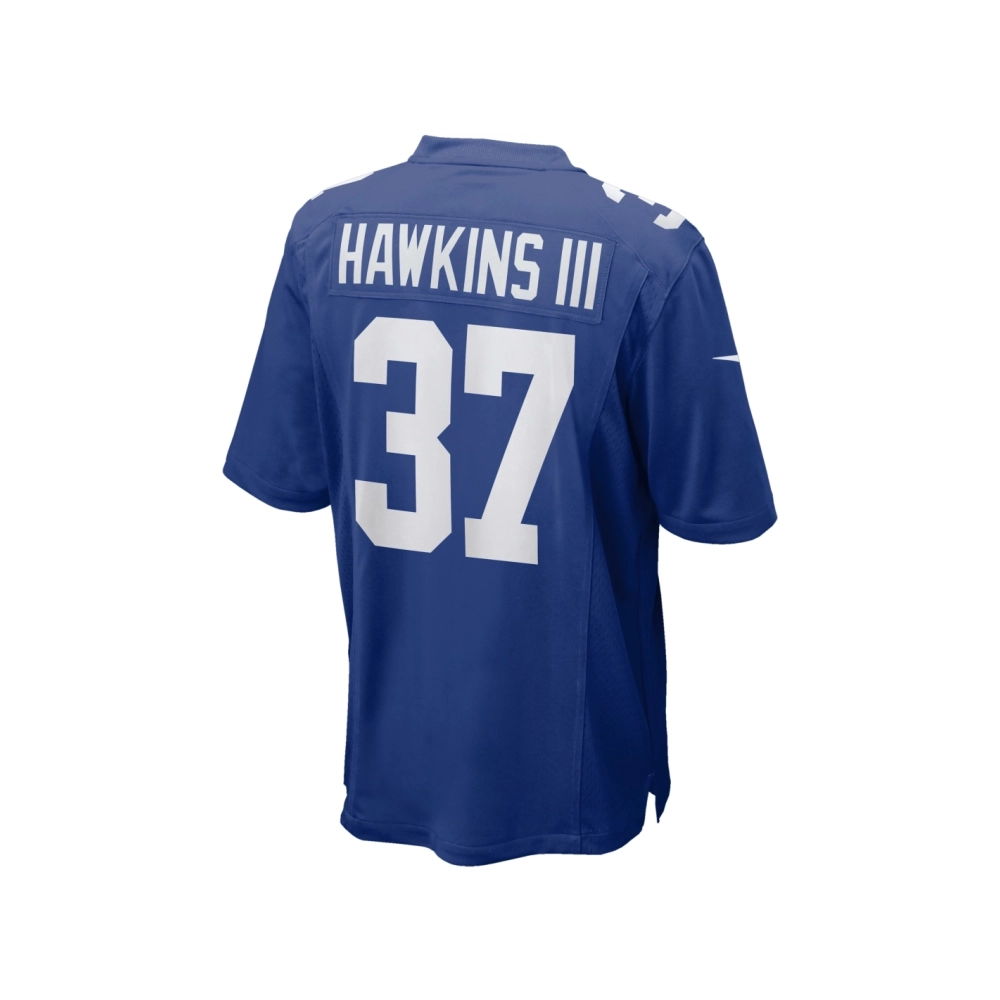 Mens New York Giants Tre Hawkins Royal Game Jersey