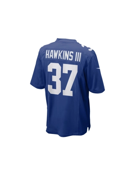 Mens New York Giants Tre Hawkins Royal Game Jersey