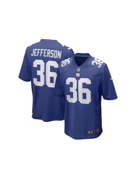 Mens New York Giants Tony Jefferson Royal Game Player Jersey