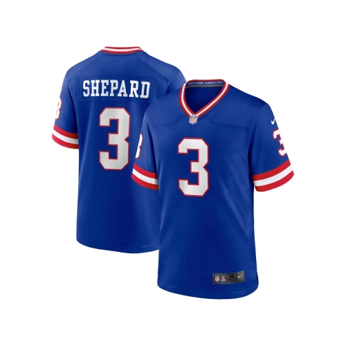 Mens New York Giants Sterling Shepard Royal Classic Player Game Jersey