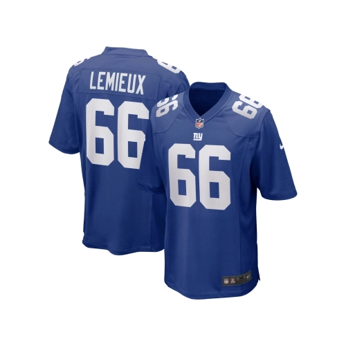 Mens New York Giants Shane Lemieux Royal Game Jersey