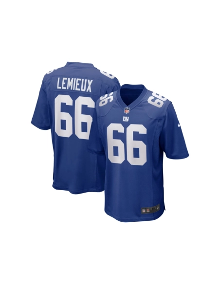 Mens New York Giants Shane Lemieux Royal Game Jersey
