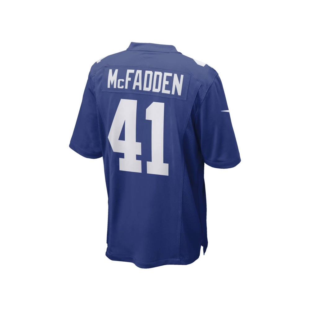 Mens New York Giants Micah McFadden Royal Game Player Jersey
