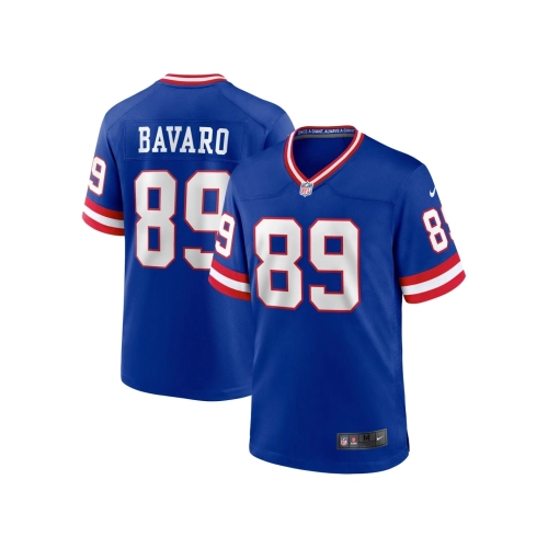 Mens New York Giants Mark Bavaro Royal Classic Retired Player Game Jersey