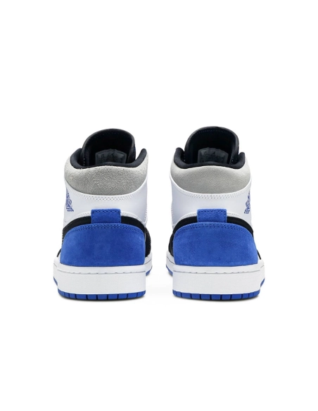 AIR JORDAN 1 MID SE ROYAL BLACK TOE 852542 102,AIR JORDAN 1 MID,Air Jordan