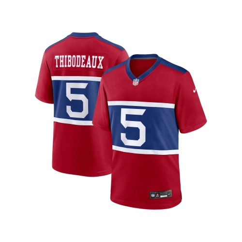 Mens New York Giants Kayvon Thibodeaux Century Red Alternate Player Game Jersey