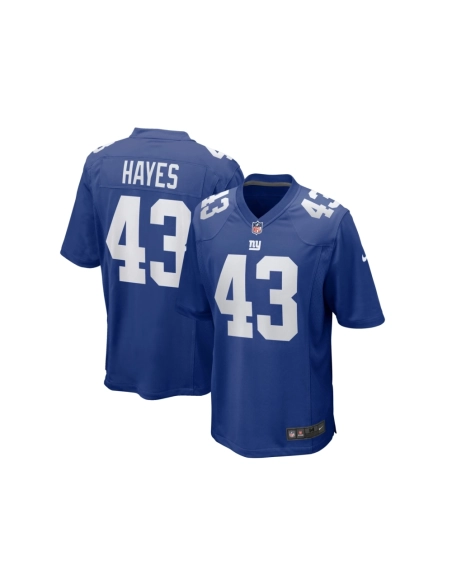 Mens New York Giants Kaleb Hayes Royal Team Game Jersey