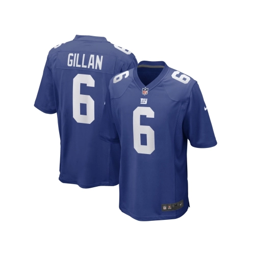 Mens New York Giants Jamie Gillan Royal Game Player Jersey