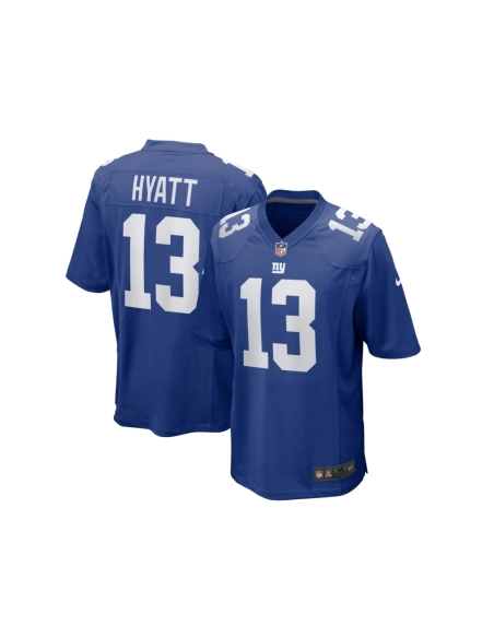 Mens New York Giants Jalin Hyatt Royal Team Game Jersey