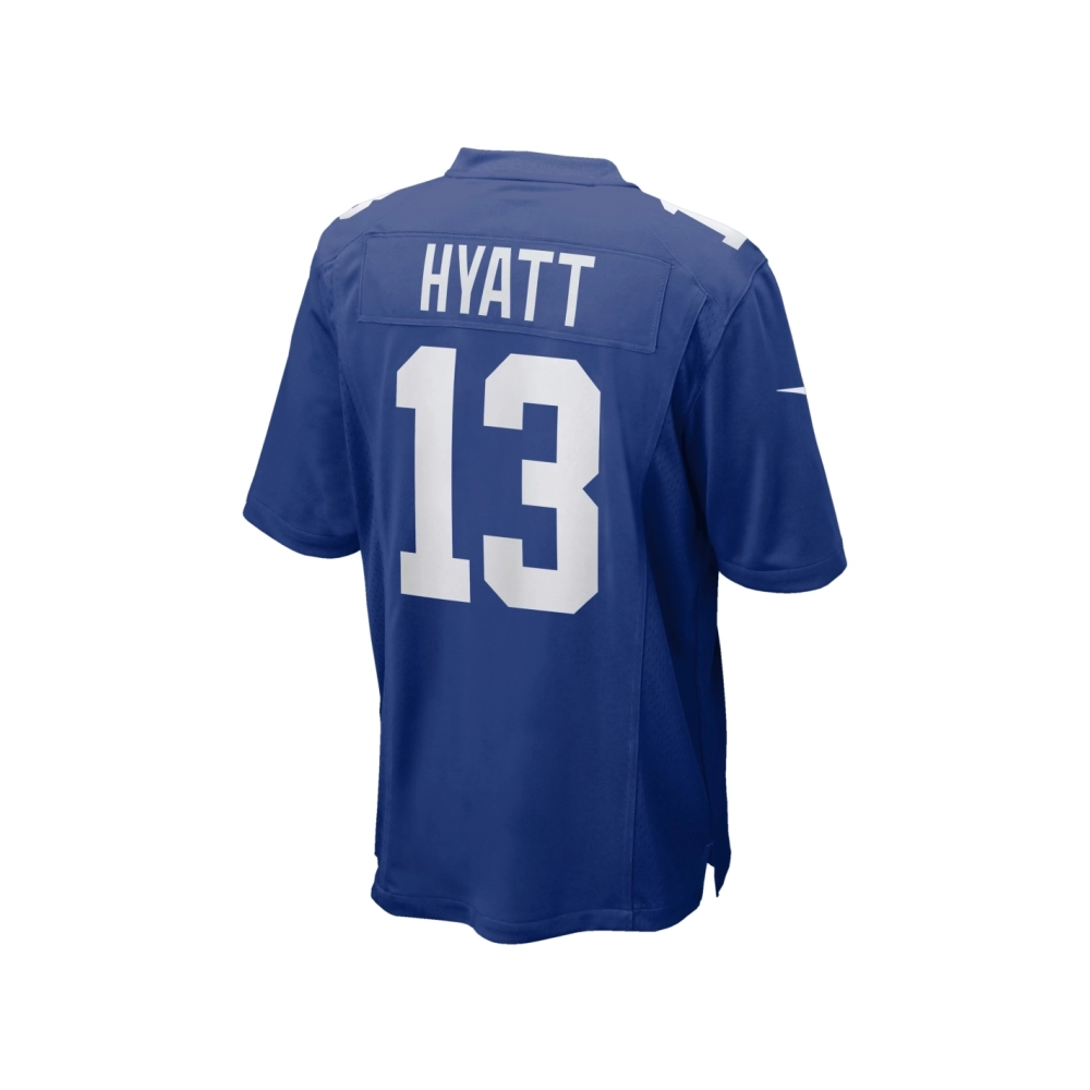 Mens New York Giants Jalin Hyatt Royal Team Game Jersey