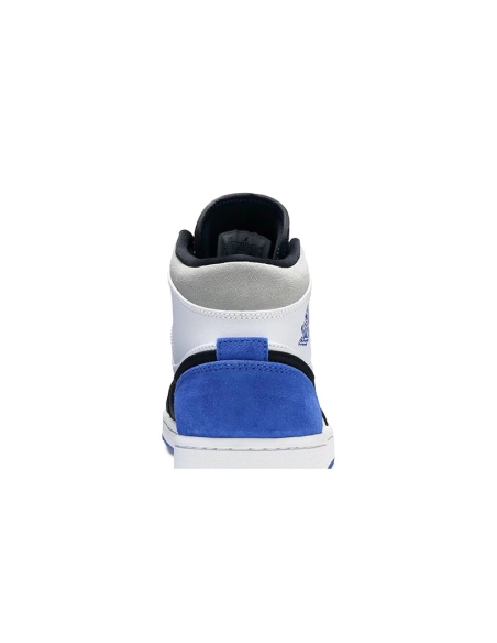 AIR JORDAN 1 MID SE ROYAL BLACK TOE 852542 102,AIR JORDAN 1 MID,Air Jordan
