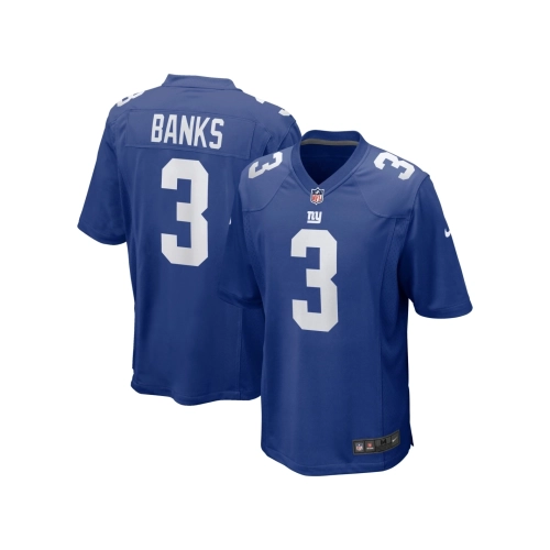 Mens New York Giants Deonte Banks Royal Game Jersey
