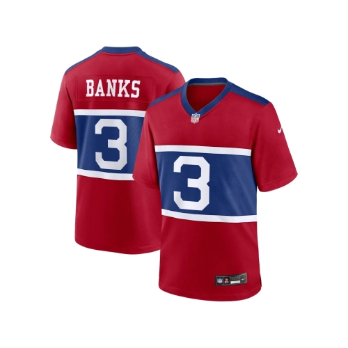 Mens New York Giants Deonte Banks Century Red Alternate Player Game Jersey