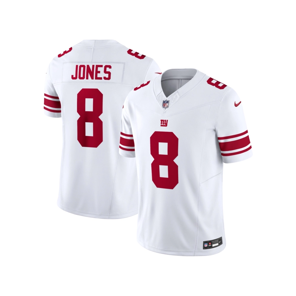 Mens New York Giants Daniel Jones White Vapor F.U.S.E. Limited Jersey