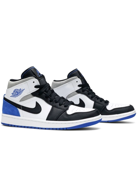 AIR JORDAN 1 MID SE ROYAL BLACK TOE 852542 102,AIR JORDAN 1 MID,Air Jordan